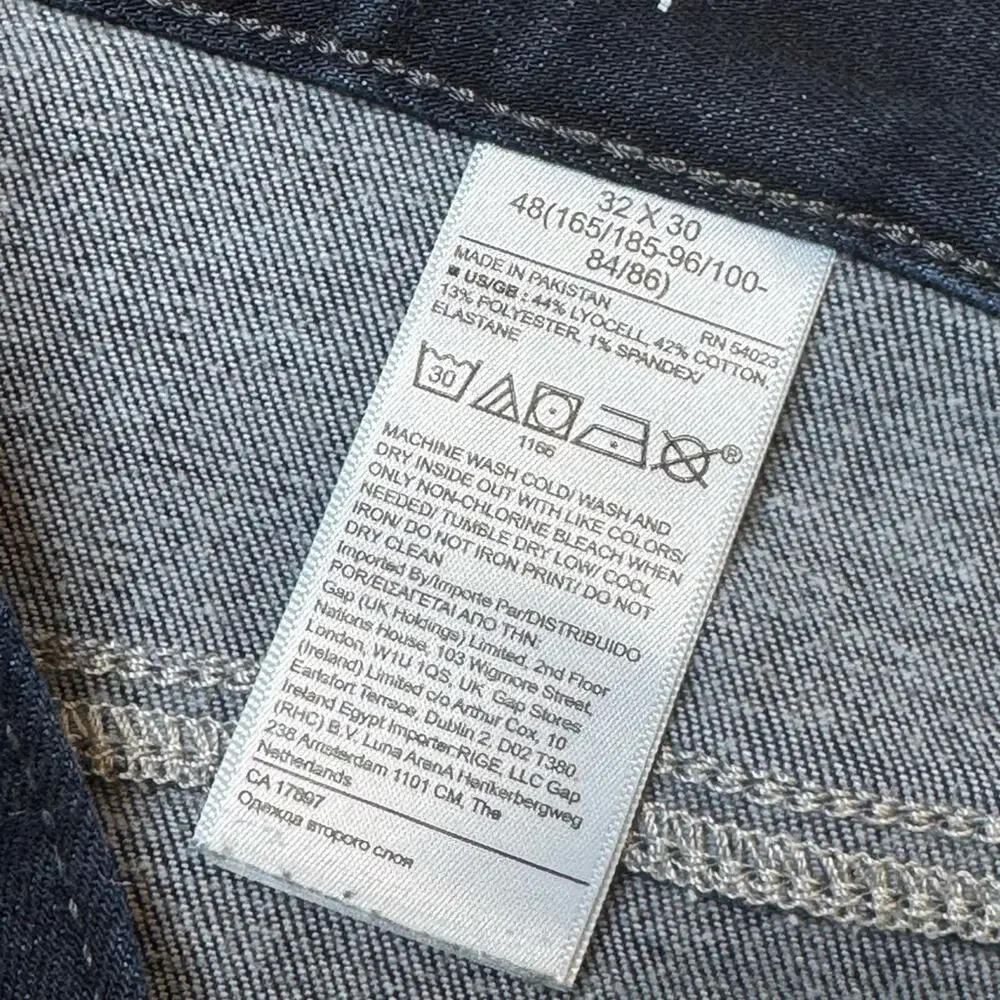 BANANA REPUBLIC Traveler Men’s Dark Wash Slim Fit Denim Jeans